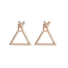 Load image into Gallery viewer, 2020 Real Brincos Brinco Tassel Earrings Earing Personality Fashion Simple Geometric Hollow-out Lozenge Metal Temperament Joker