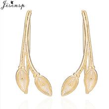 Load image into Gallery viewer, Jisensp Punk Waves Ear Climbers Earrings for Women Stud Earrings Ear Crawler Bohemian Cute Earing Piercing Earings pendientes