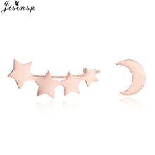 Load image into Gallery viewer, Jisensp Punk Waves Ear Climbers Earrings for Women Stud Earrings Ear Crawler Bohemian Cute Earing Piercing Earings pendientes
