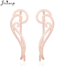 Load image into Gallery viewer, Jisensp Punk Waves Ear Climbers Earrings for Women Stud Earrings Ear Crawler Bohemian Cute Earing Piercing Earings pendientes
