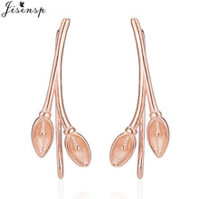 Load image into Gallery viewer, Jisensp Punk Waves Ear Climbers Earrings for Women Stud Earrings Ear Crawler Bohemian Cute Earing Piercing Earings pendientes
