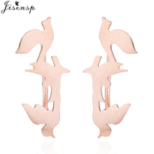 Load image into Gallery viewer, Jisensp Punk Waves Ear Climbers Earrings for Women Stud Earrings Ear Crawler Bohemian Cute Earing Piercing Earings pendientes
